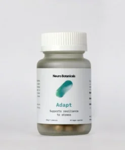 Neuro Botanicals brand Adapt model premium specialty supplement container